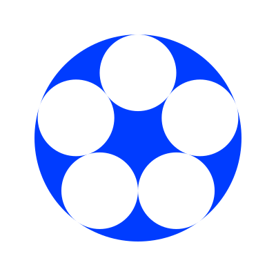 5 circles clipart