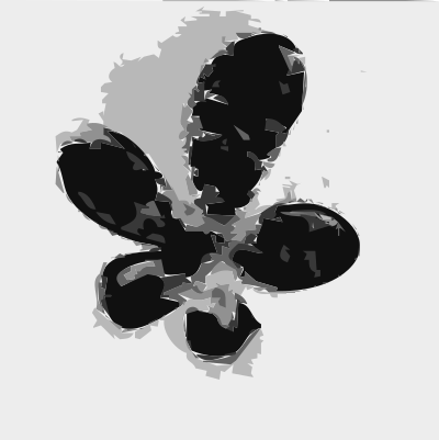 5 Petal Earring clipart