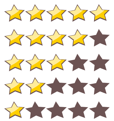 5-Star Rating System clipart