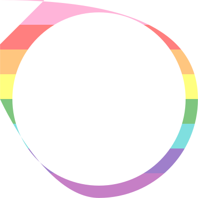 50% filter pink LGBT gay pride flag color codes clipart