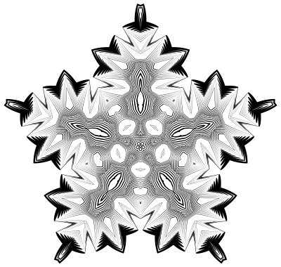 5D Star 12 clipart