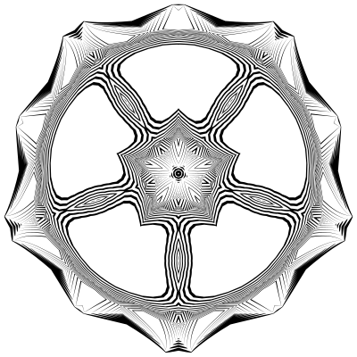 5D Star 13 clipart