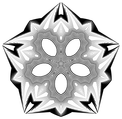 5D Star 20 clipart