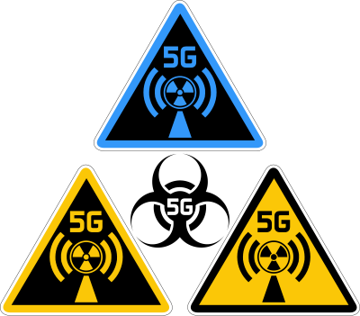 5g Technology Hazard - Shield clipart