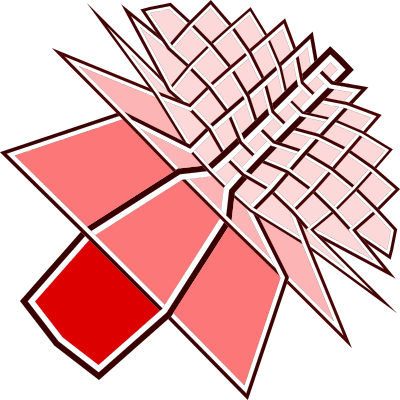 6 by 6 transformed near bottom left hand corner Celtic knot clipart