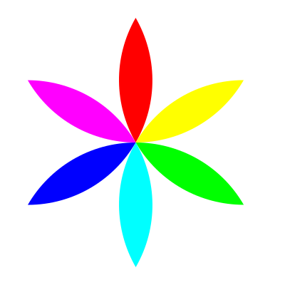 6 long football flower clipart