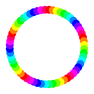 60 circle ring clipart