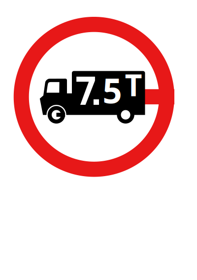 7.5 T Truck clipart