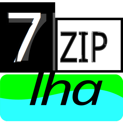 7zipClassic-lha clipart