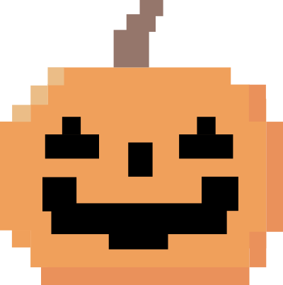 8-bit Halloween clipart
