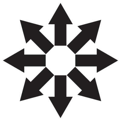 8 Directions Arrows clipart