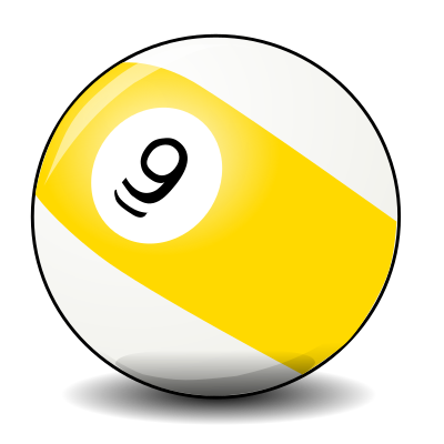 9 ball clipart