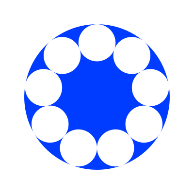 9 circles clipart