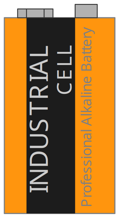 9 V Battery clipart