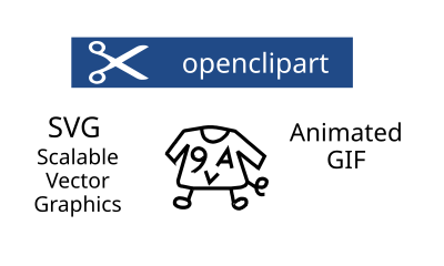 9va-pi / 9va-mac with horn of unicorn (Animation) clipart