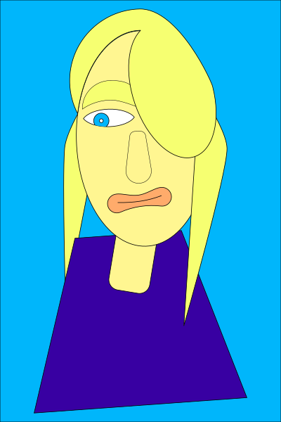 A Blond Kid clipart