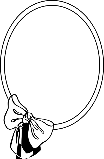 A Border with a Bow clipart