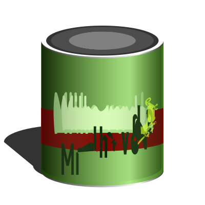 A can of corn clipart