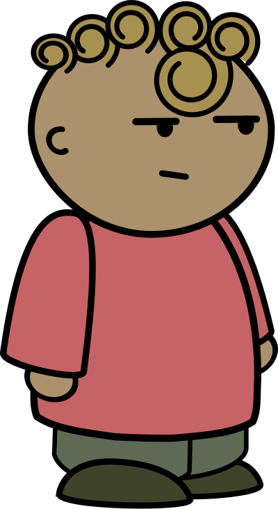 A cartoon person clipart