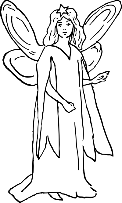 A character representing hope clipart