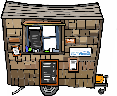 A Coffee Cart clipart