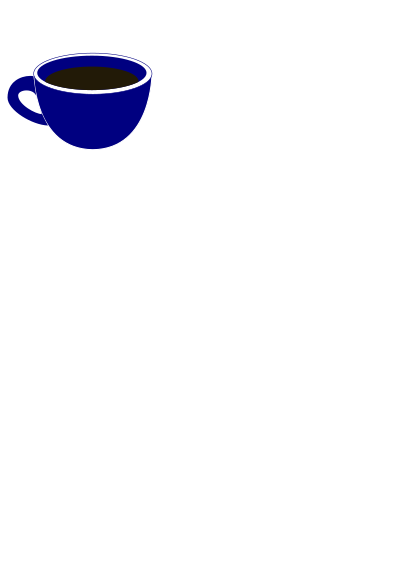 A coffee cup clipart