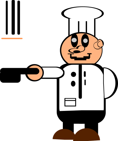A cook clipart