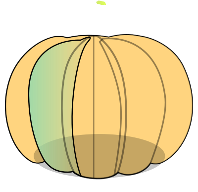 A crown pumpkin clipart