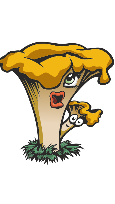 A family mushroom clipart