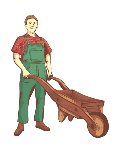 A farmer clipart