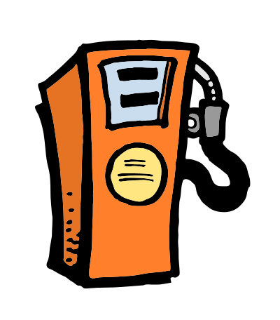 A Gas Pump - Colour Remix clipart