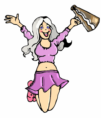A Girl Cheer Leader clipart