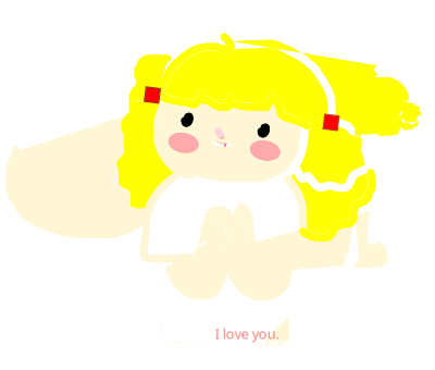 A girl is praying clipart