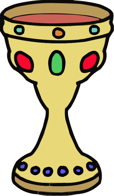 A goblet or chalice clipart