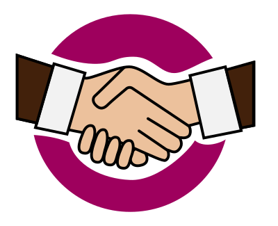 A handshake icon clipart