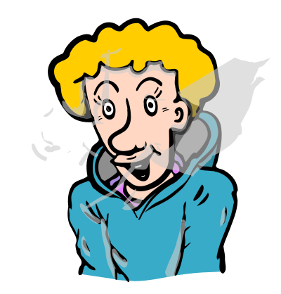 A happy guy clipart
