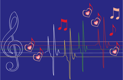 A heart beat clipart