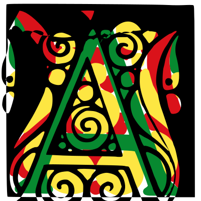 A is for Africa clipart