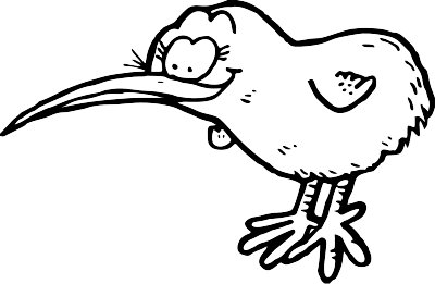 A Kiwi Bird clipart