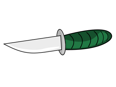 A knife clipart