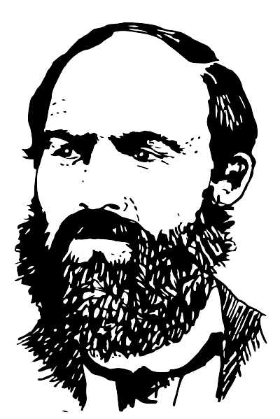 A man from the 1800s clipart