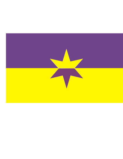 A modern take on the Suffragette flag clipart