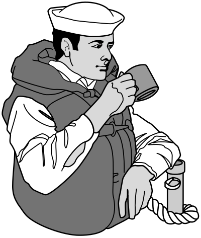 A navy sailor clipart