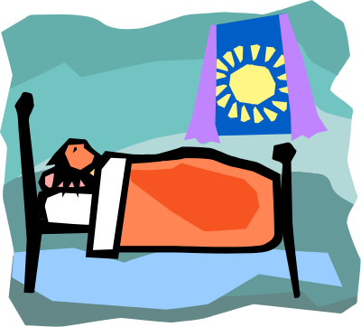 A Person Waking Up clipart