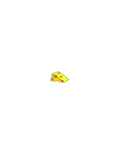 A piece of cheese clipart