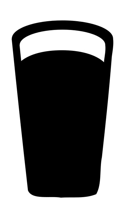 A Pint of Stout Beer clipart