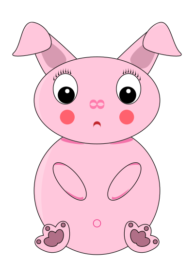 A rab-pig clipart