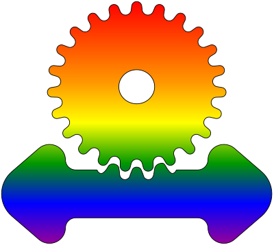 A Rainbow Cogcoction clipart