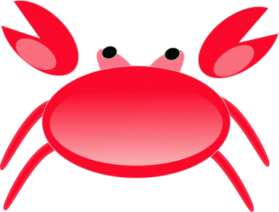 A red crab2 clipart