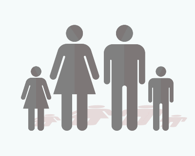 A Remixed Silhouette Family clipart
